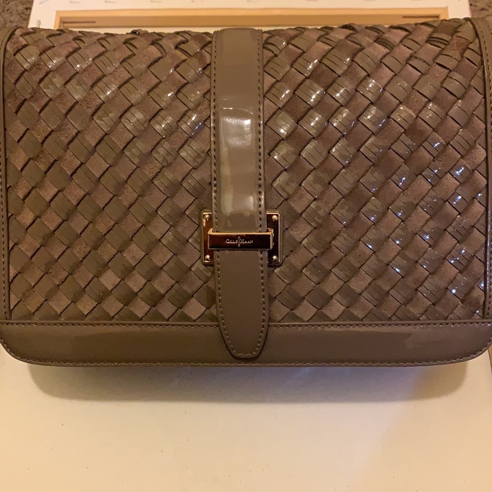 Beautiful Cole Haan patent leather bag